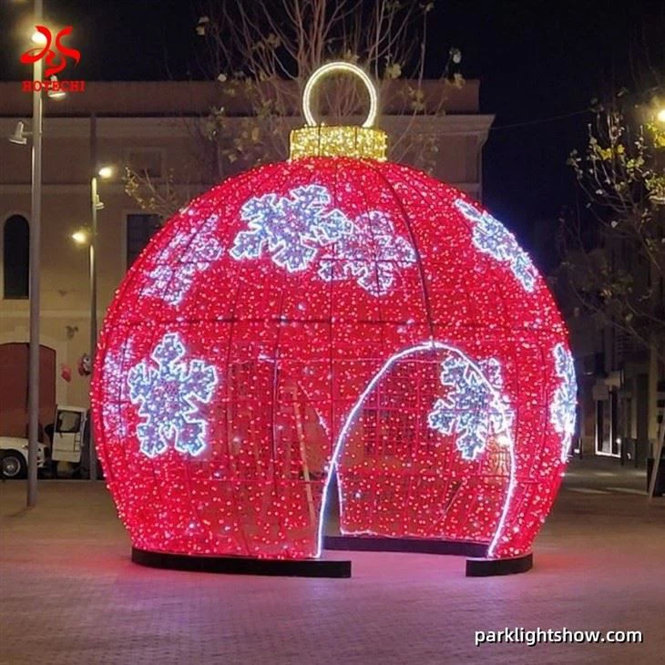 HOYECHI Giant Outdoor LED Ball Decoration Christmas Ornament Arch Light best